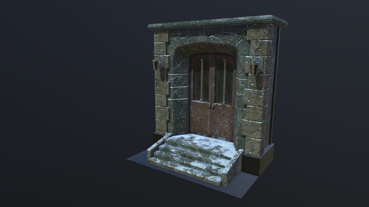 Stone Gate 3D Model