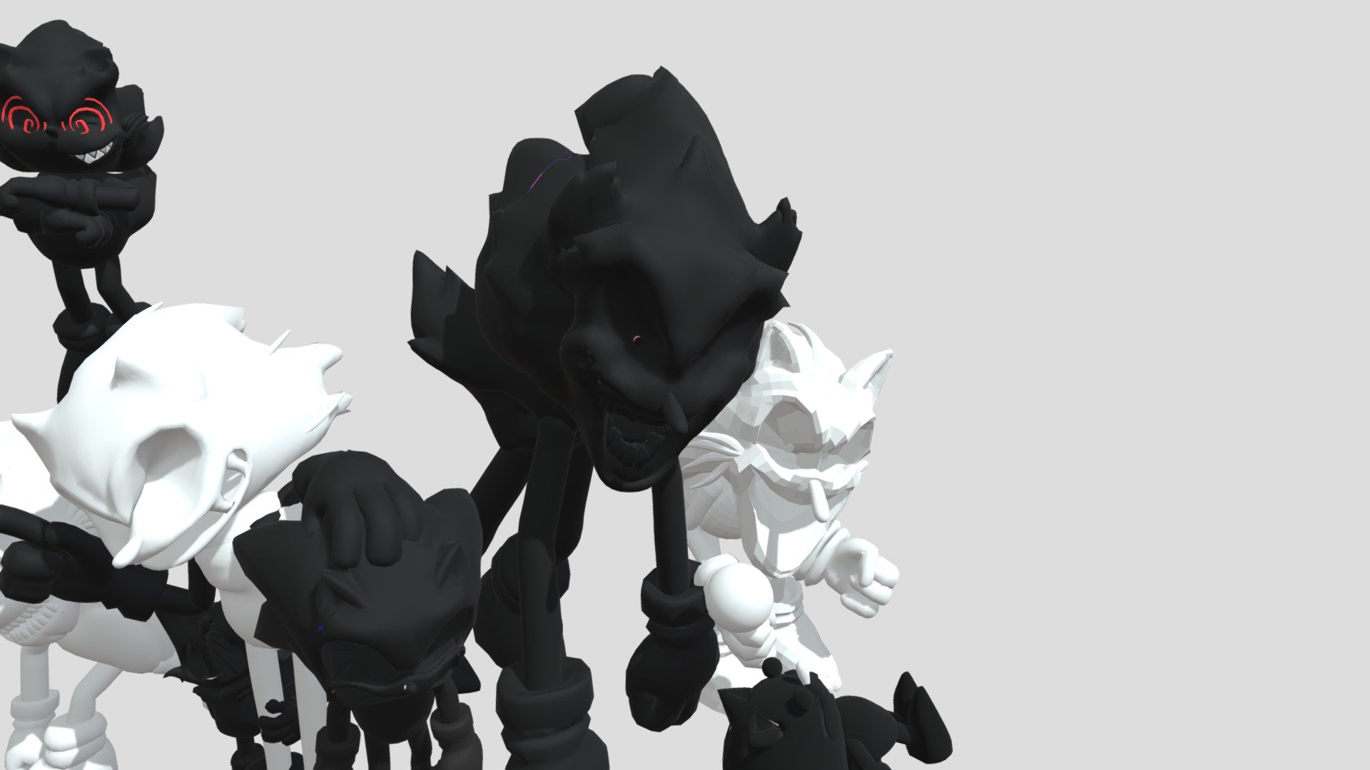 FNF Sonic.exe Pack - Download Free 3D model by Slushy (@Slushy3D) [8d9a33a]