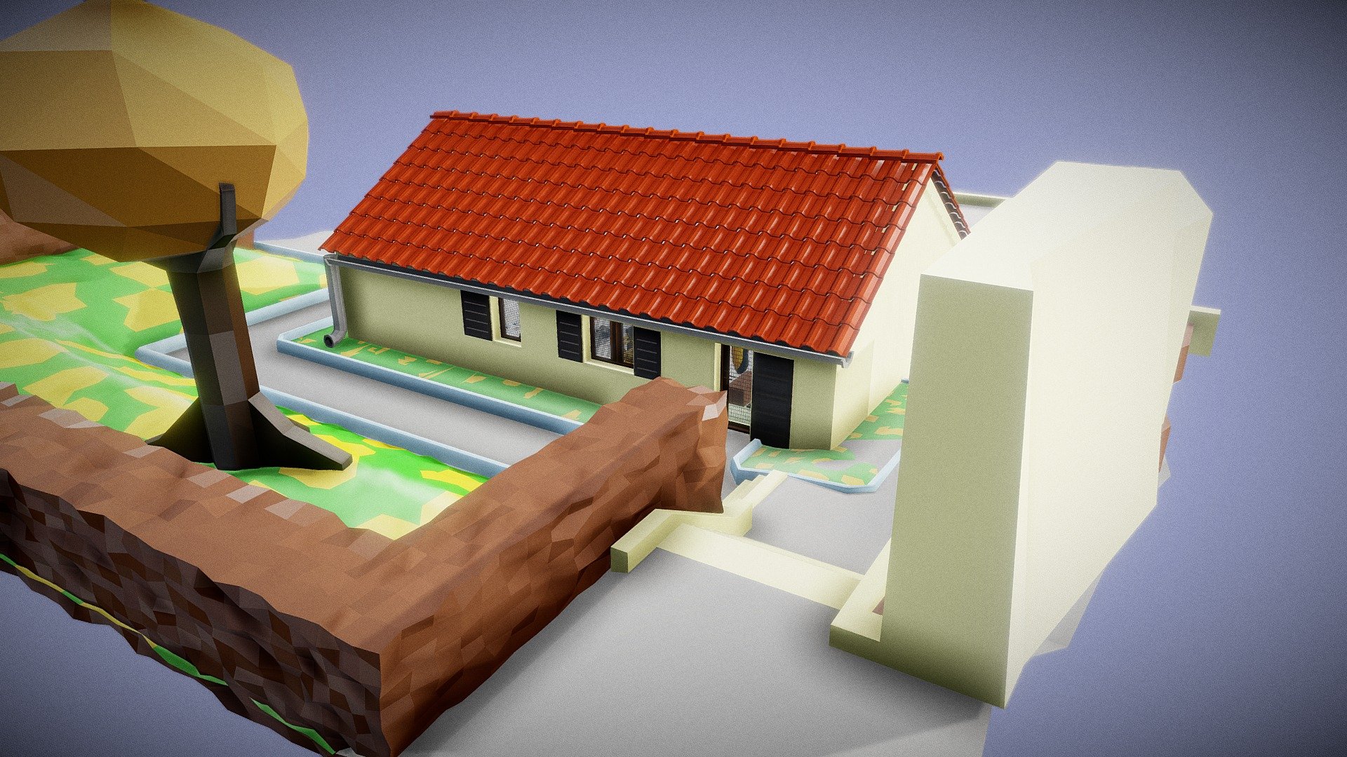 Lowpoly house (more inside)