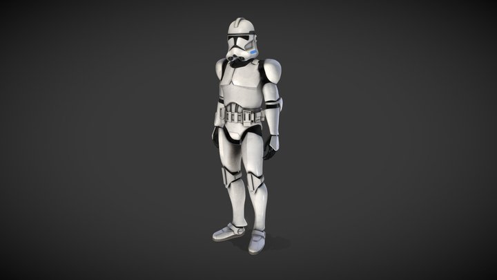 Star Wars - Clone Trooper Phase 2 3D Model