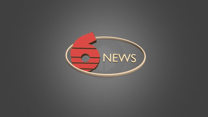 TV6 3D logo 3D Model