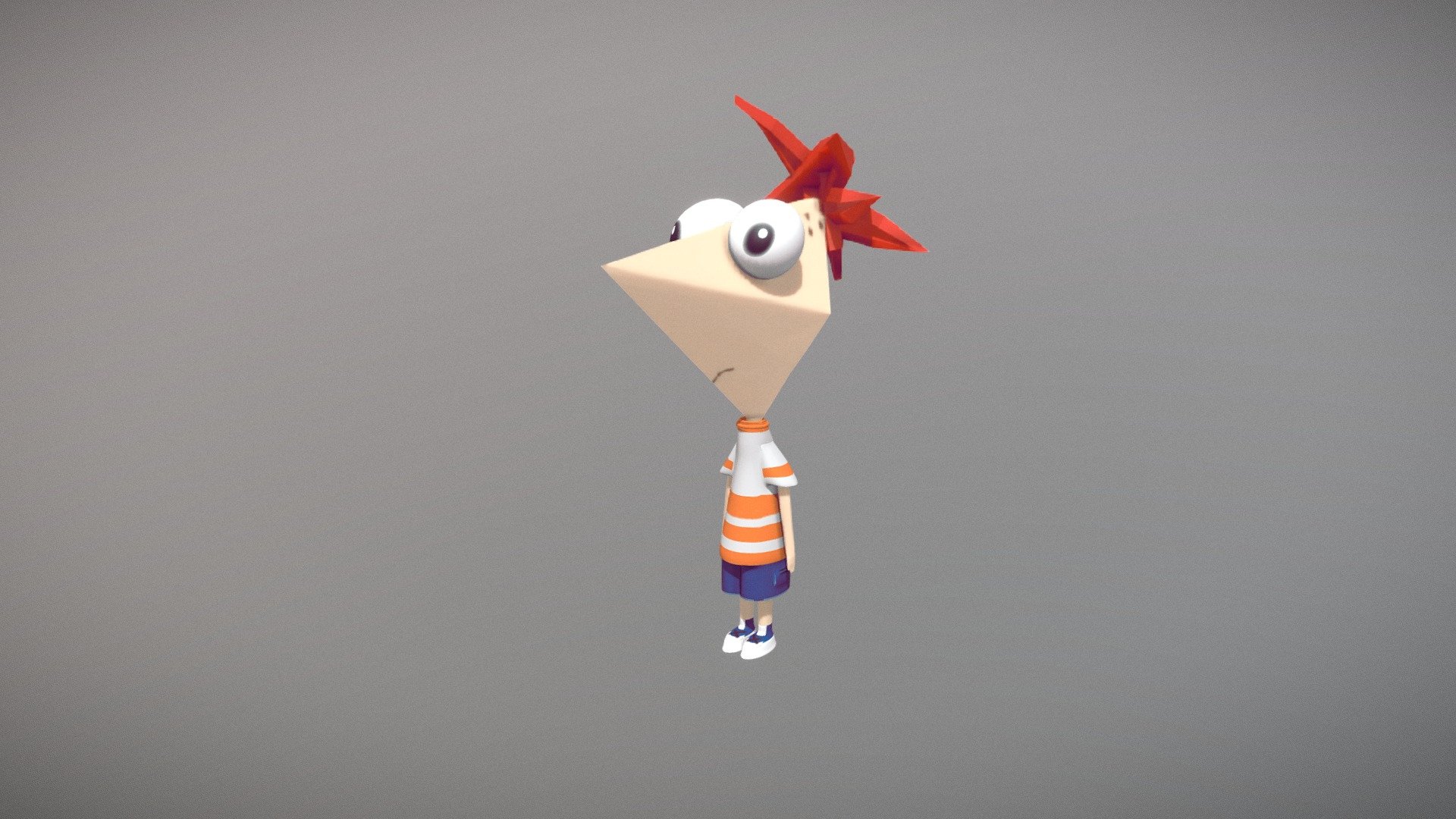phineas 3d model in blender
