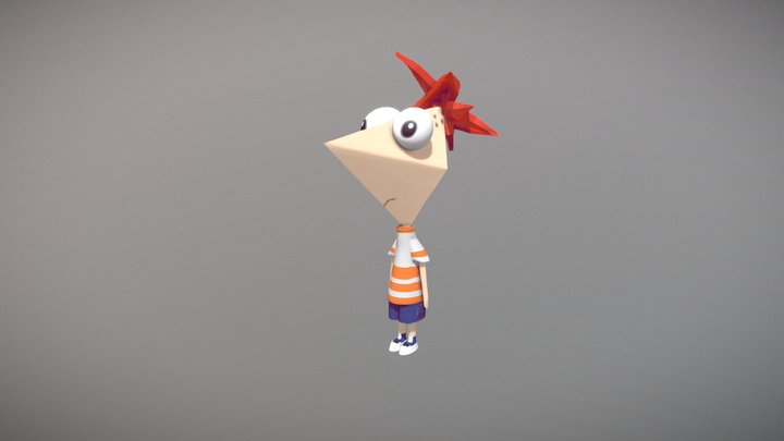 phineas 3d model in blender 3D Model