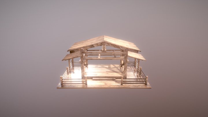 Deno Christmas Crib 3d 3D Model