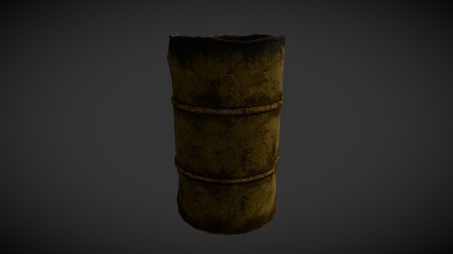 Yellow Barrel - Download Free 3D model by Aeon (@M4thDJ) [4636284 ...