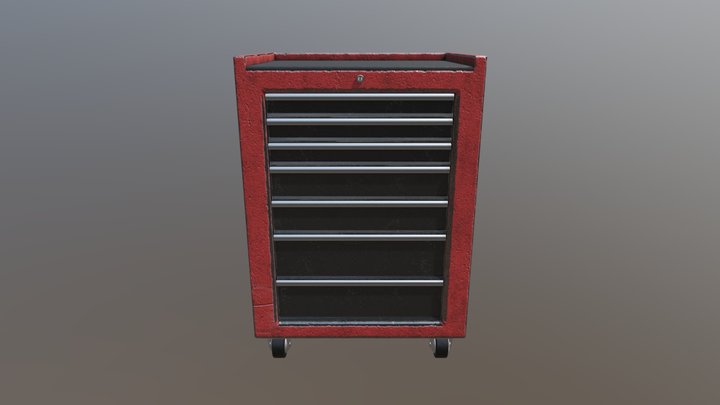 Tool Cabinet 3D Model
