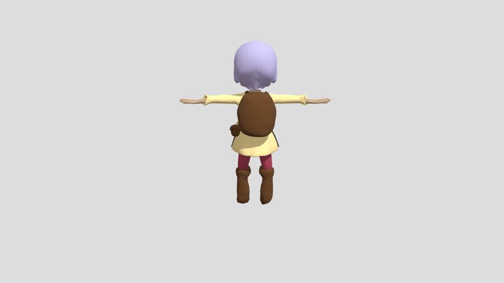 Tuff the Adventurer 3D Model