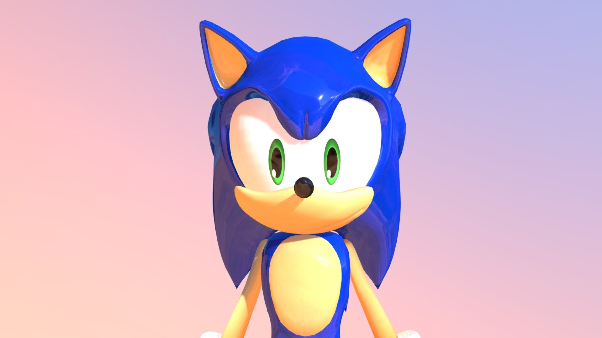 Super Sonic The Hedgehog - Download Free 3D model by HiddenMatrixYT  (@HiddenMatrixYT) [3f5b4d1]
