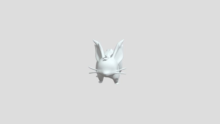 Walking Pokemon - Nidorina 3D Model