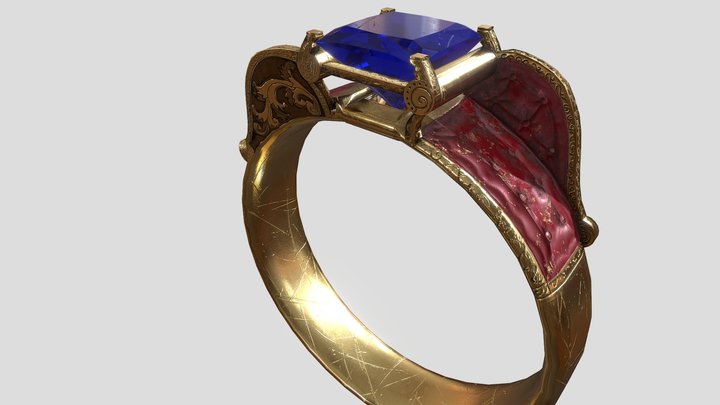 Chaise Longue Ring 3D Model