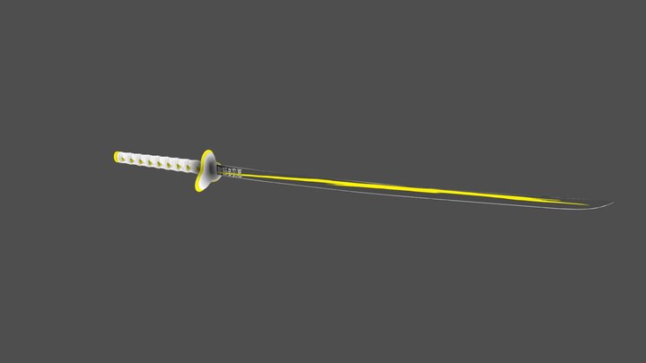 Zenitsu Sword – Modèle 3D gratuit STL