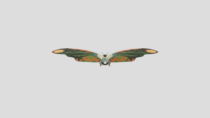 Mothra Leo 3D Model