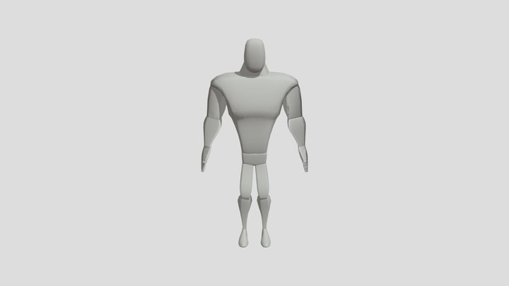 Herc Doing A Backflip 3D Model