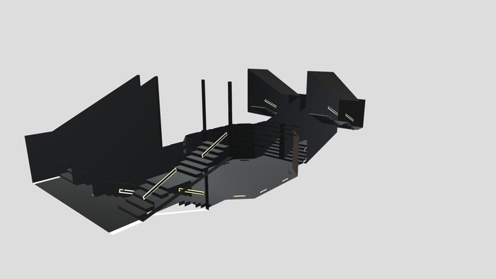 Sci Fi VR Room 3D Model