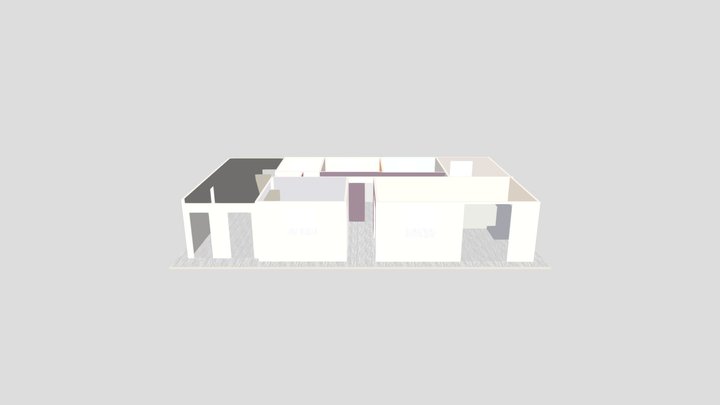 Rez de chaussé 3D Model