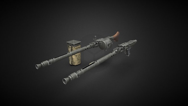 Panzerlauf MG34 (512px tex)