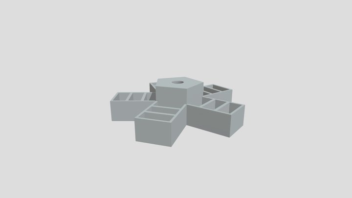 Jelyfish/flower mold/PART#2 3D Model