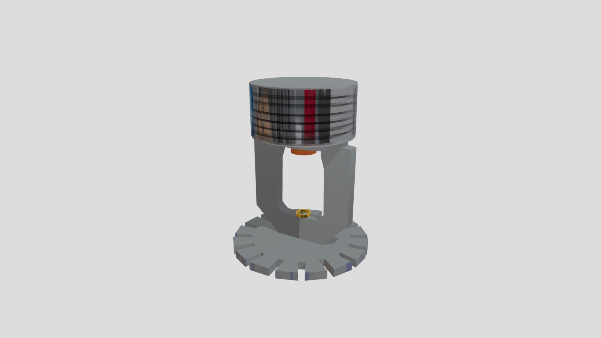 Sprinkler Head Without Bulb Download Free 3D model by Einheri