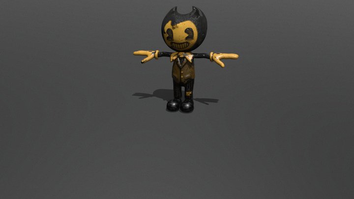 Tiny Bendy 3D Model