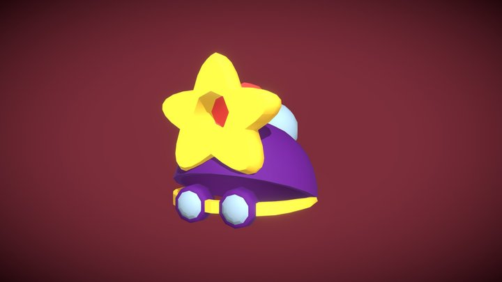 Kirby Starshooter Helmet 3D Model