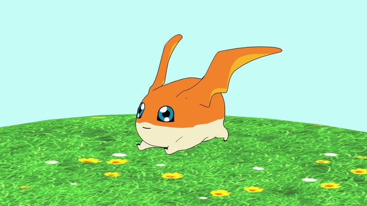 Patamon 3D models - Sketchfab