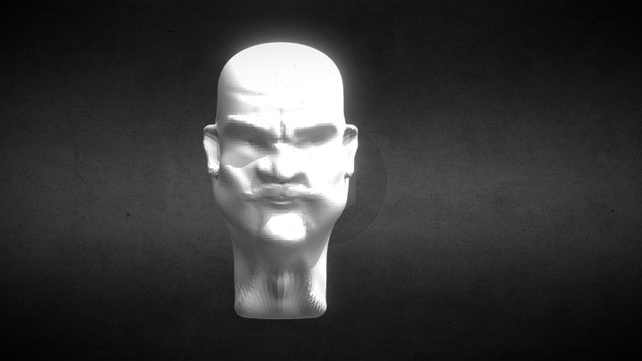Human head 3D Model