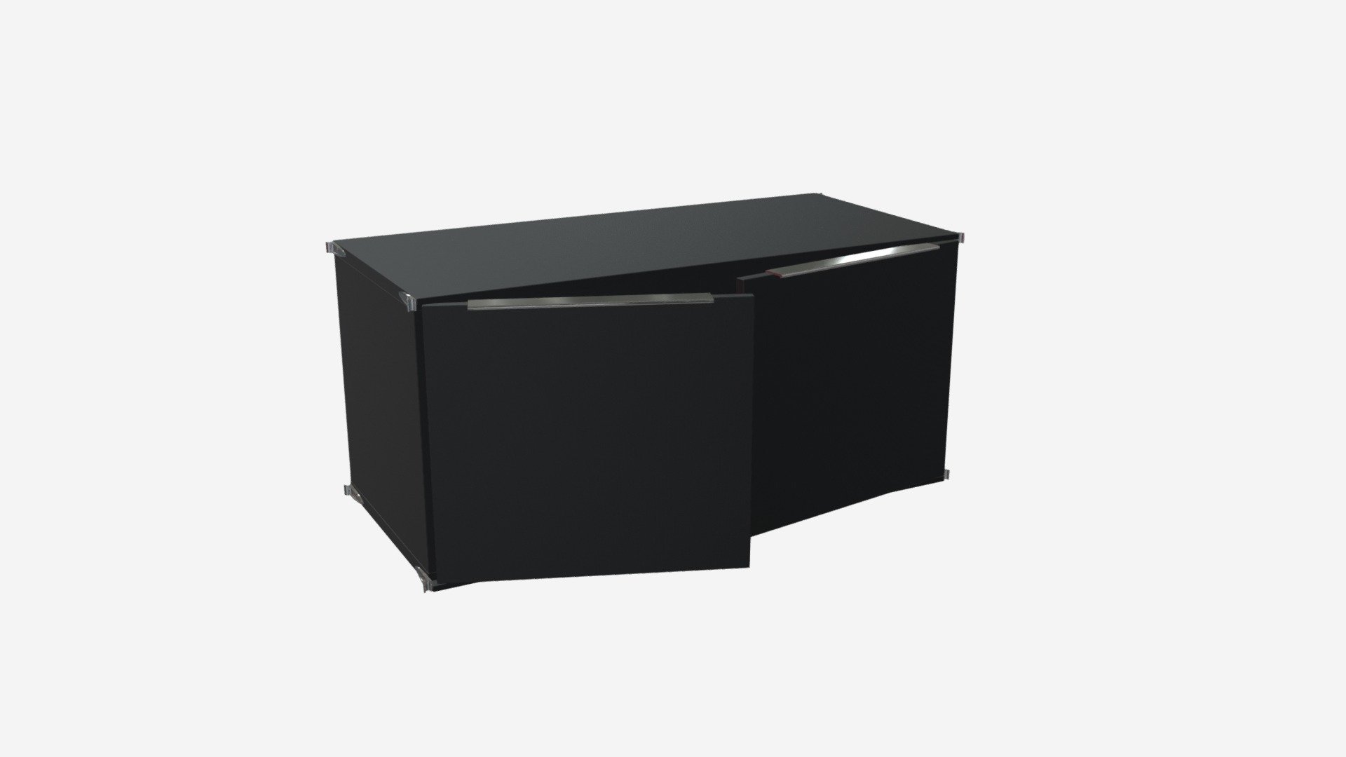 18031 Türenkorpus - Schwarz 87x38 — Sketchfab embed 3D viewer