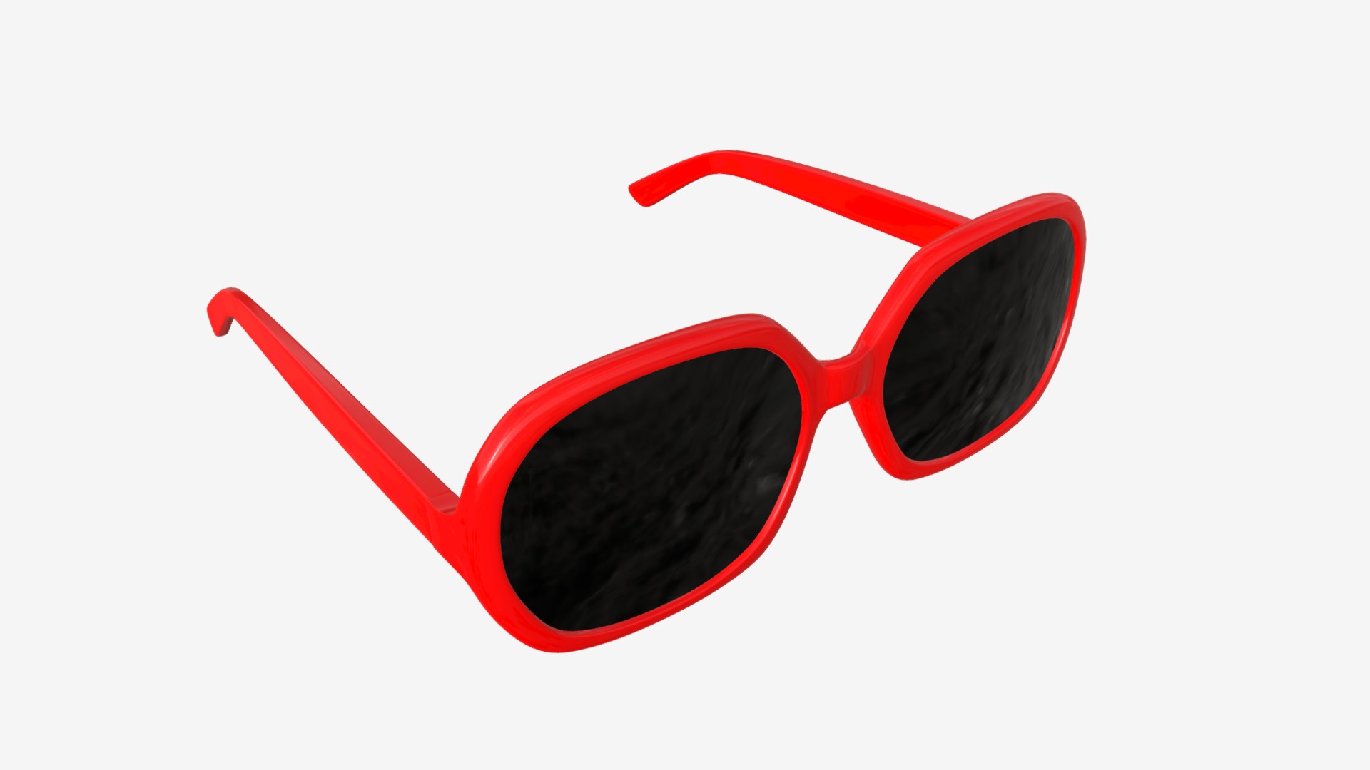 3D model Sun glasses 03 - This is a 3D model of the Sun glasses 03. The 3D model is about a pair of red sunglasses.