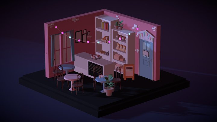 Cake Shop Game Art Assignment - SimpleScene 3D Model