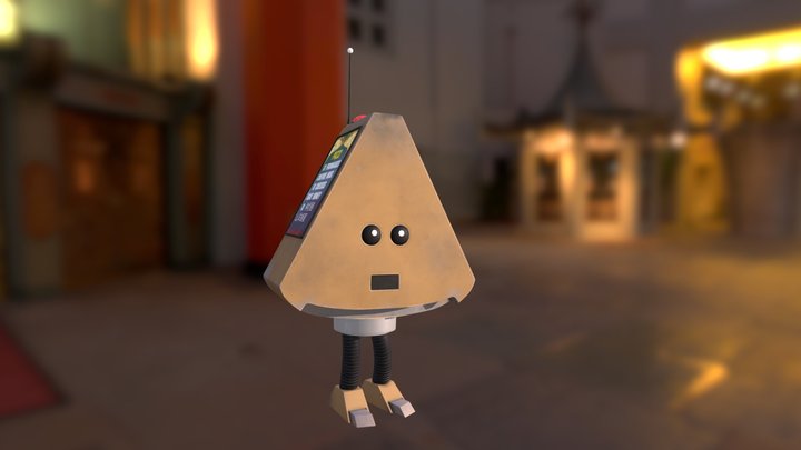 Pizzu ( Robot ) 3D Model