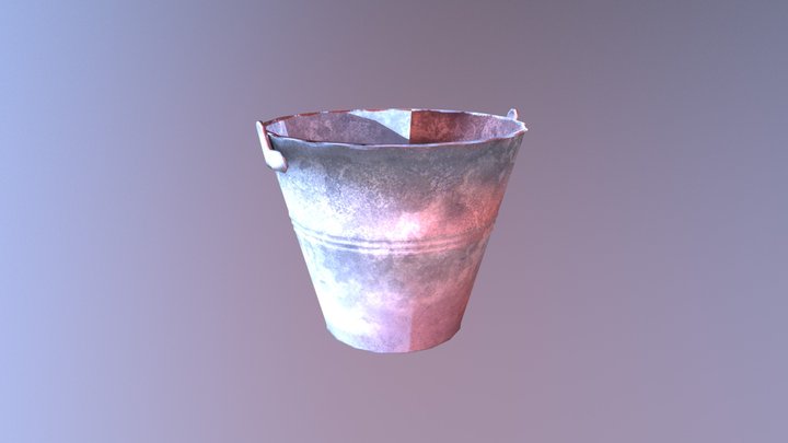 Bucket Metal 3D Model