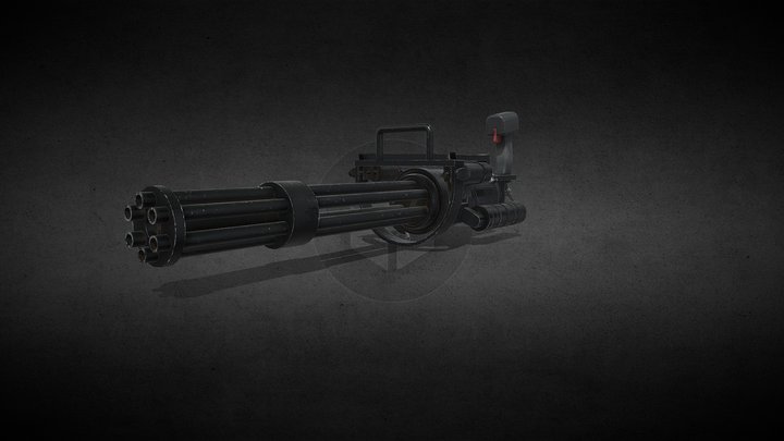 Minigun-134 3D Model
