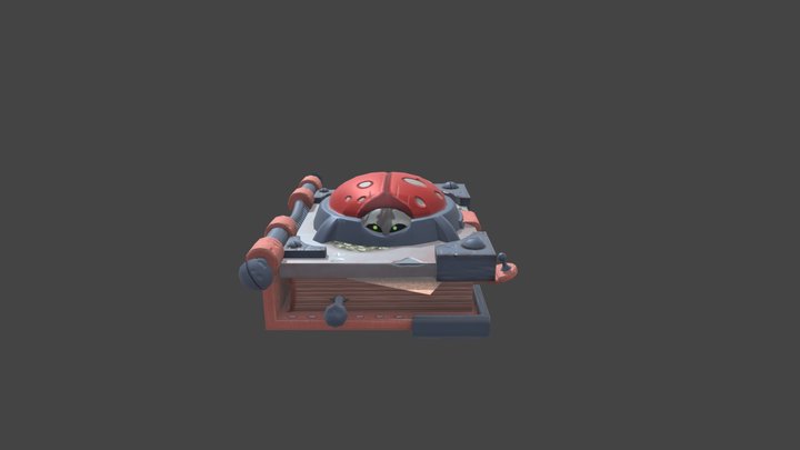 Book of the Ladybug 3D Model