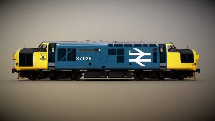 British Rail Class 37 – Modello 3D gratuito STL
