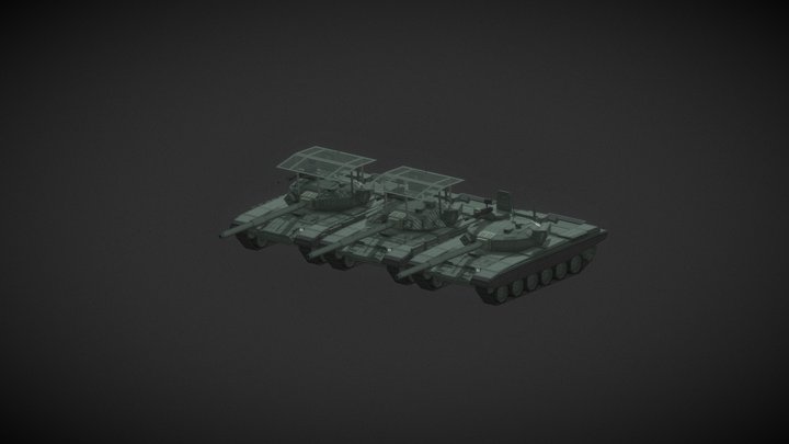 Т-72 3D Model
