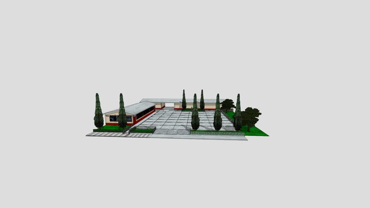 MAQUETA PATIO NICOLAS BRAVO 3D Model