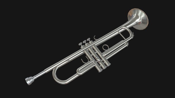 トランペット 3D Model