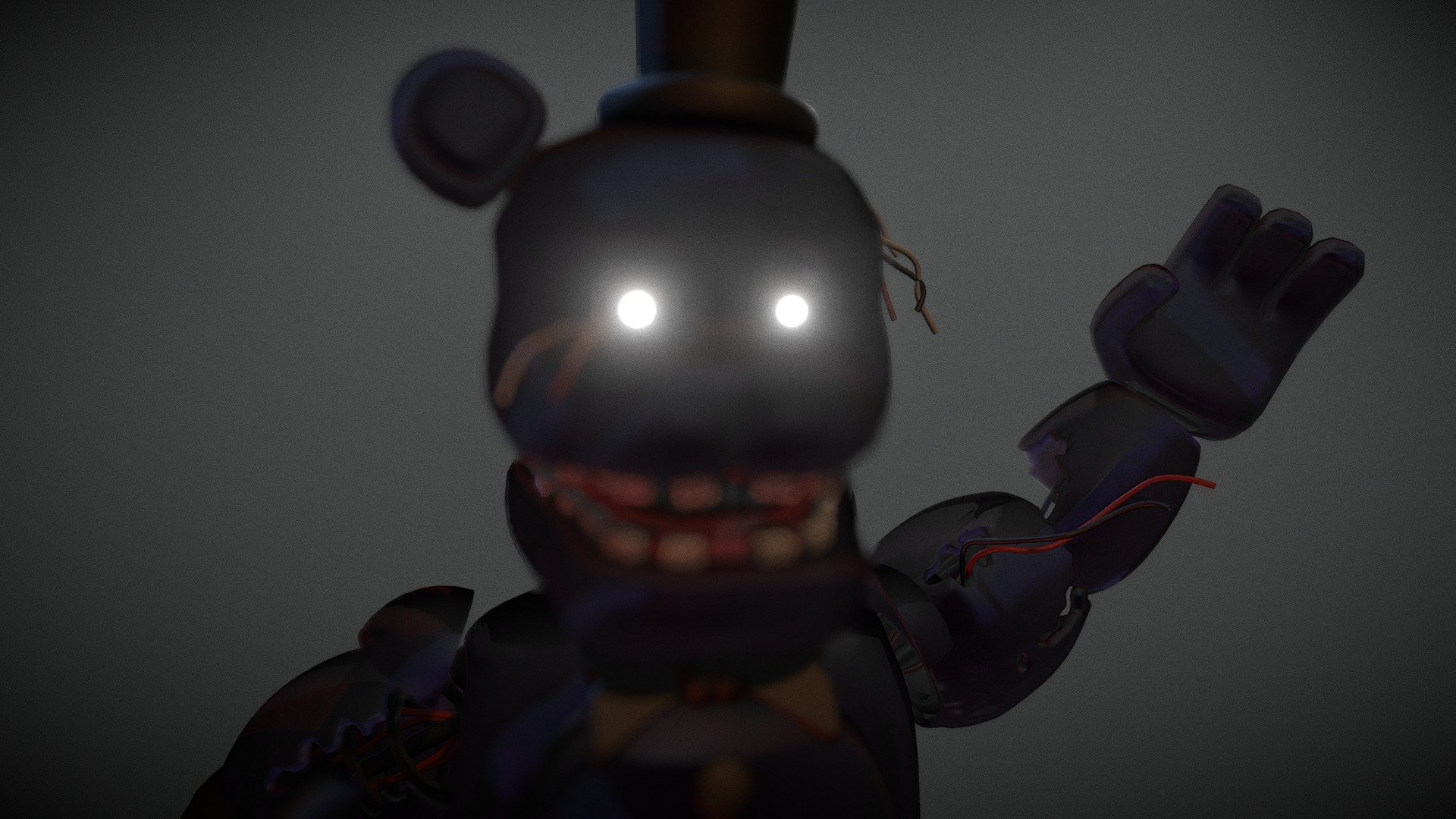 A Shadow Freddy render i made for the Shadow Freddy plushie that