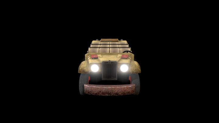 Troop Transport Vehicle 3D Model
