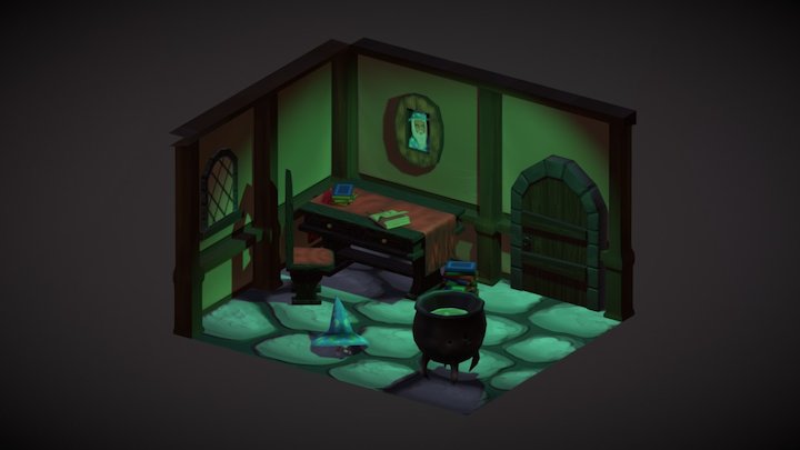 Alchemist's Study 3D Model