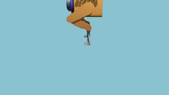 GameArt2-Robuddy_Dishie 3D Model