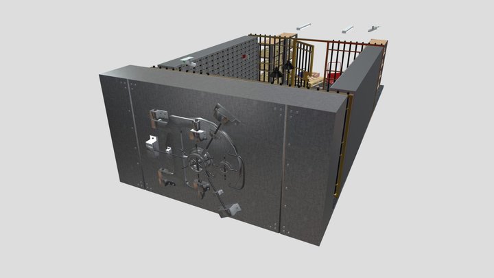 Bank Heist 3D Model