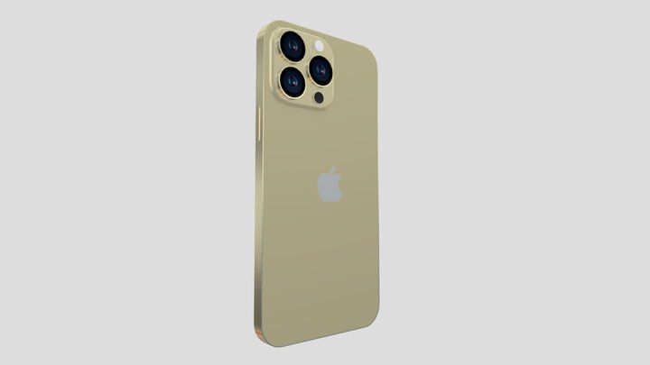 3D model Apple iPhone 15 Pro Black Titanium VR / AR / low-poly