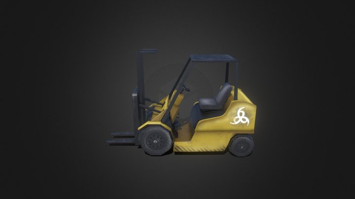 Forklift 3D Model