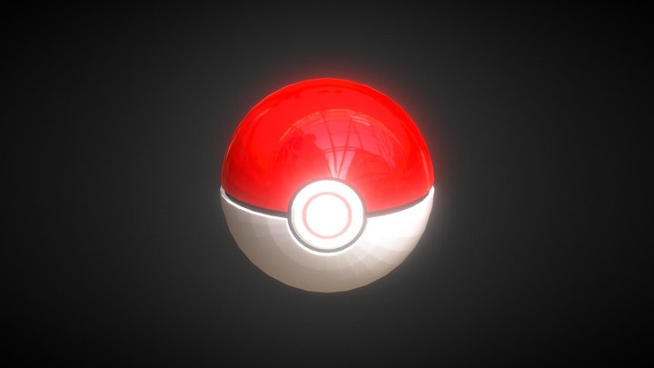 Pokeball 3D Model