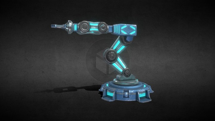 Sci-Fi Mechanical Arm 3D Model