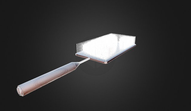 Kinetic Hair Brush 3D Model