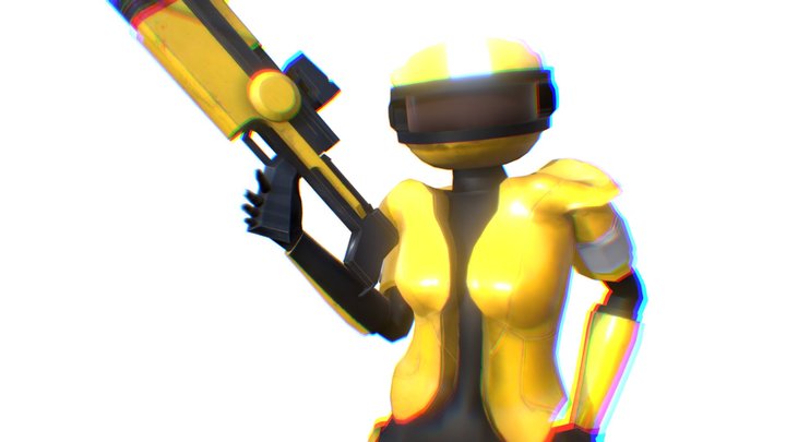 Yellow Jacket 3D Model