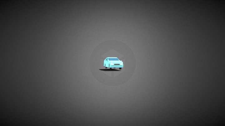 Blue car – Free 3D Model STL