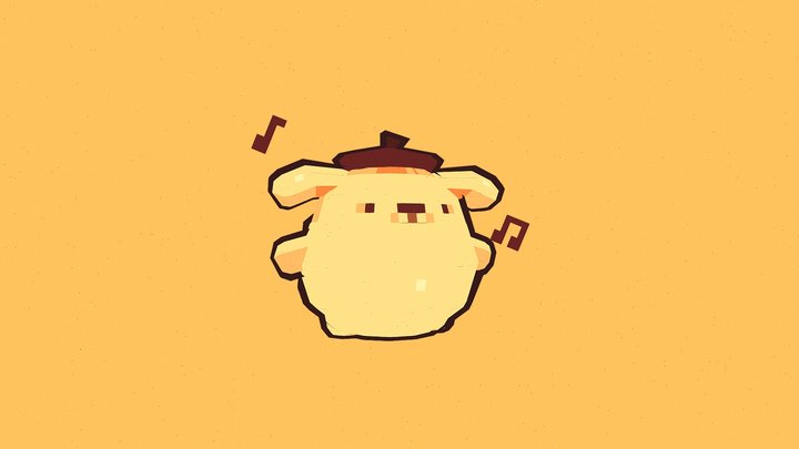 Pompompurin Dance! 3D Model